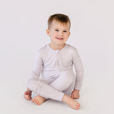 Zip Romper in Sea Shell