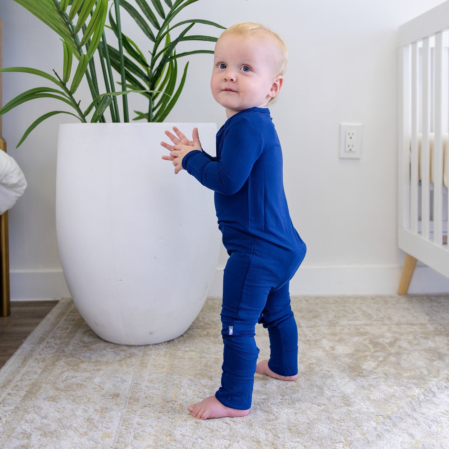 Infant Romper in Royal Blue
