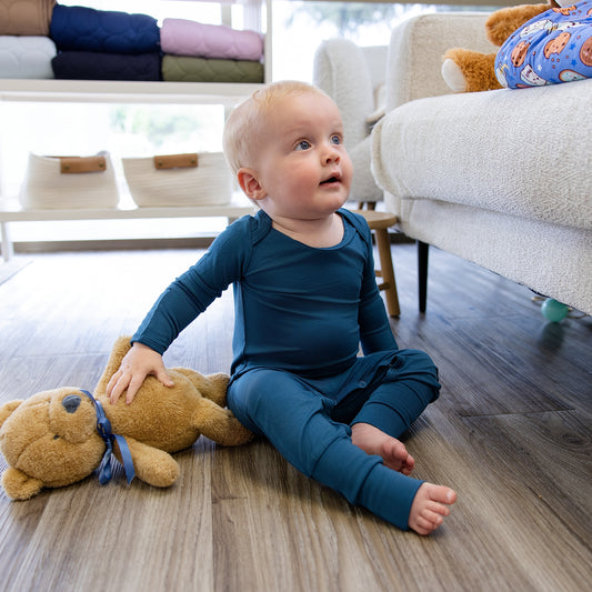 Infant Romper in Teal