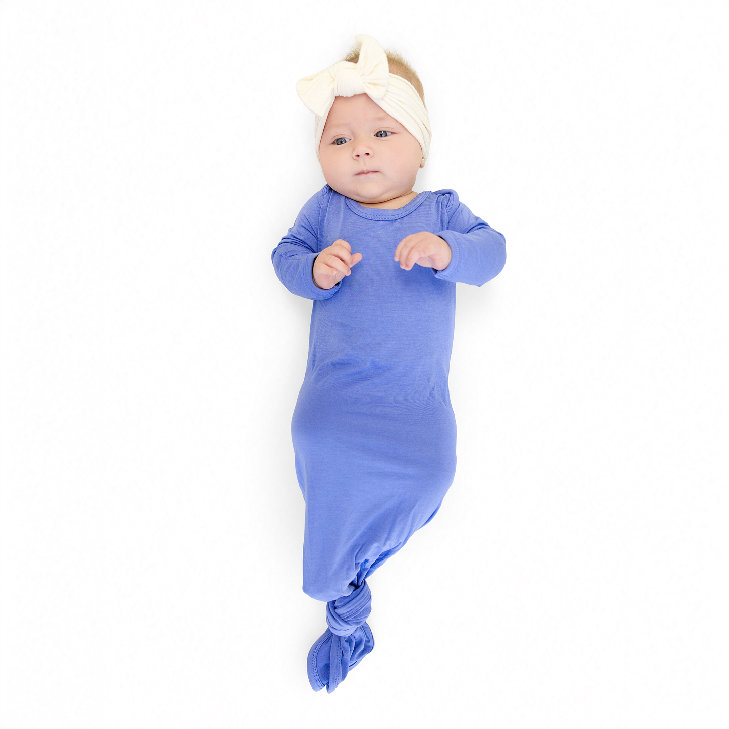 Knotted Gown in Periwinkle