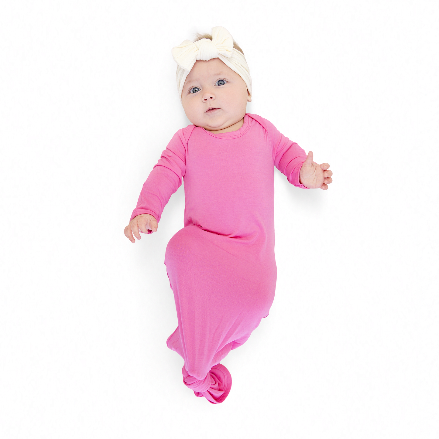 Knotted Gown in Rose