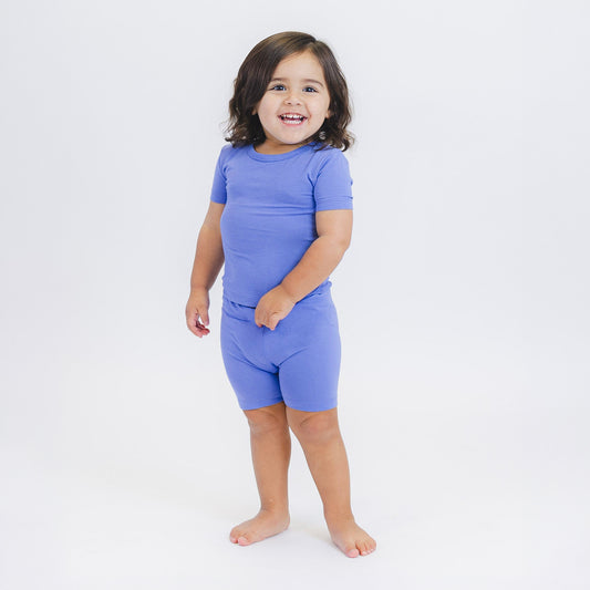 Short PJ Set in Periwinkle